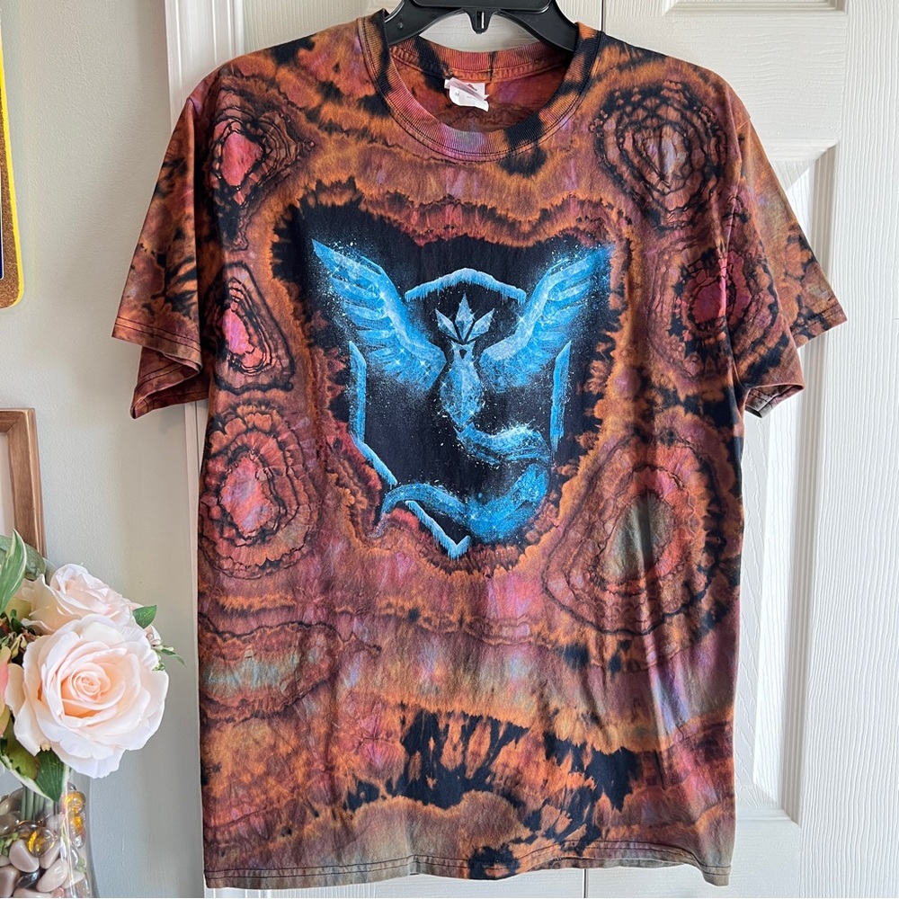 Tie dyed Pokémon Articuno T-shirt